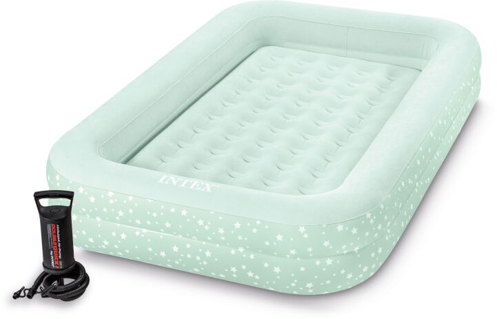 Intex Στρώμα Ταξιδιού Με Αντλία Χειρός 168x107x25cm (66810NP) (1)