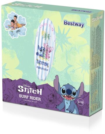 Bestway Stitch Στρώμα Surf Rider 45"x18" (9104V) (1)
