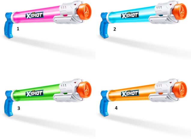 Zuru X-Shot Νεροπίστολο Tube Soaker-4 Σχέδια (11851UQ1) (1)