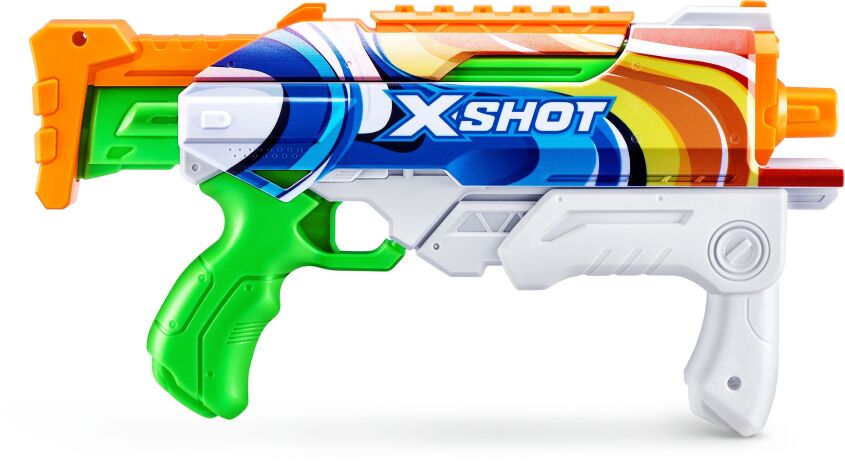 Zuru X-Shot Νεροπίστολο Skins Hyperload Fast-Fill-4 Σχέδια (11854) (2)