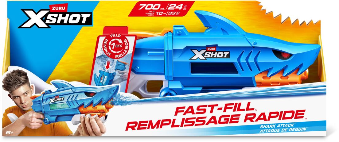 Zuru X-Shot Νεροπίστολο Shark Fast-Fill (118195) (1)