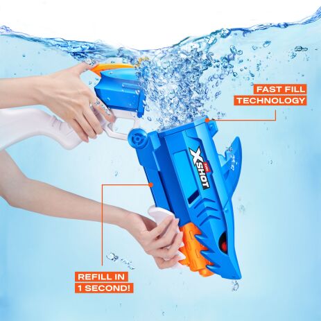 Zuru X-Shot Νεροπίστολο Shark Fast-Fill (118195) (2)