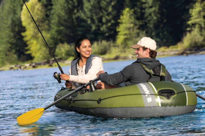 Intex Βάρκα 2 Ατόμων-Seahawk 2 Boat 236cmX114cmX41cm (66332NP) (10)