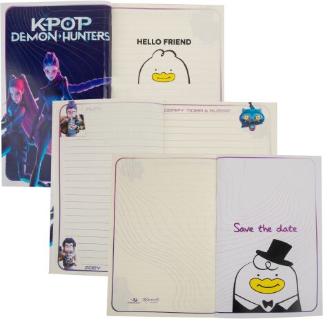 FBL K-Pop Demon Hunters Huntrix Τετράδιο Notebook (CR5165) (2)