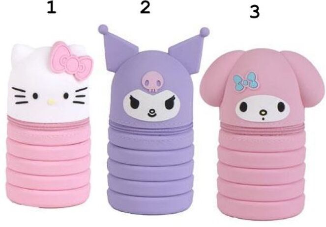 Cerda Hello Kitty 26 Κασετίνα Σιλικόνης-3 Σχέδια (2700001716) (1)