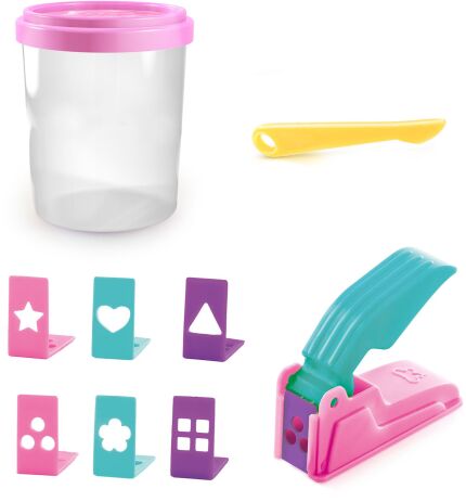 Canal Gabby's Dollhouse My Rainbow Dough Pot-4 Σχέδια-1Τμχ (GAB018) (2)