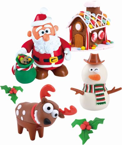 Playgo Πλαστοζυμαράκια Dough Holiday Crafts Workshop (8207) (2)