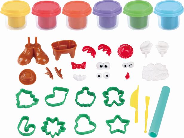 Playgo Πλαστοζυμαράκια Dough Holiday Crafts Workshop (8207) (4)