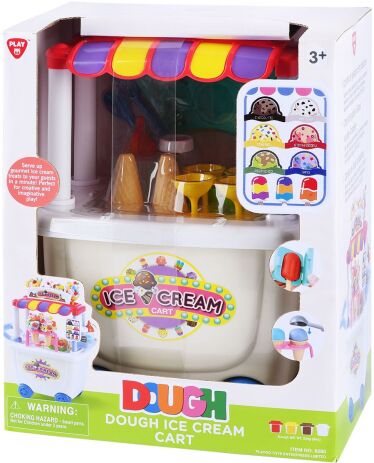 Playgo Πλαστοζυμαράκια Dough Ice Cream Cart (8280) (0)