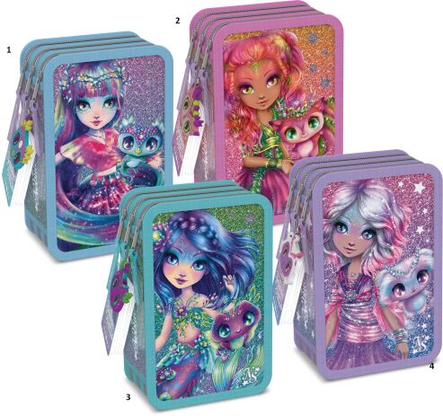 Nebulous Stars 3-Tier Pencil Case-4 Σχέδια (12601) (1)