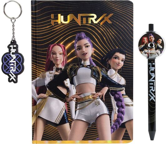 KE K-Pop Demon Hunters Σετ Σημειωματάριο Με Στυλό & Μπρελόκ (KD722083) (0)