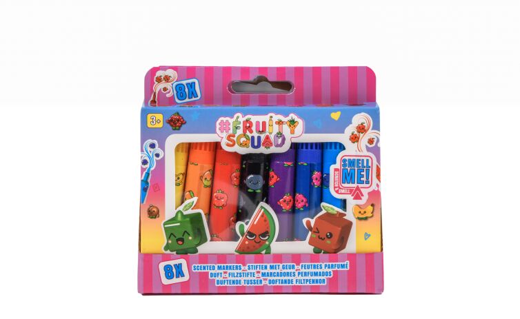 Canenco Μαρκαδόροι Αρωματικοί Fruitsquad Mini 8Τμχ (FS60350V) (0)