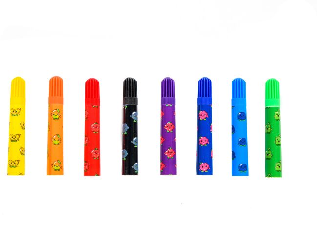 Canenco Μαρκαδόροι Αρωματικοί Fruitsquad Mini 8Τμχ (FS60350V) (1)