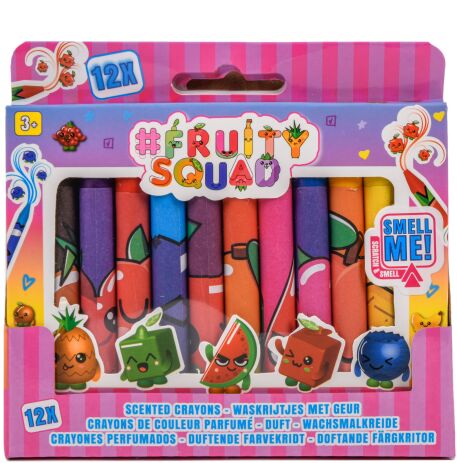 Canenco Κηρομπογιές Αρωματικές Fruitsquad Mini 12Τμχ (FS60354) (0)