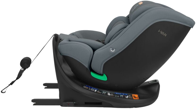 Kikkaboo Κάθισμα Αυτοκινήτου I-Van I-Size Dark Grey (31002100082) (5)