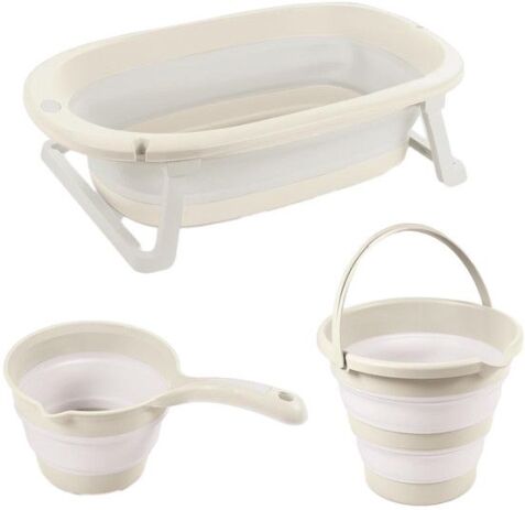 Dolu Σετ Μπάνιου Foldable Triple 3 In 1 Beige (7271) (0)