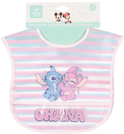 Sun City Κ26 Lilo & Stitch Σετ 2 Σαλιάρες Eva (EZ09020) (1)