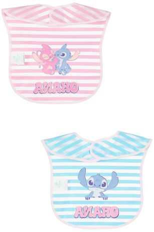 Sun City Κ26 Lilo & Stitch Σετ 2 Σαλιάρες Eva (EZ09020) (2)