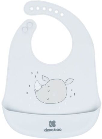 Kikkaboo Σαλιάρα Σιλικόνης Savanna Blue (31303030048) (0)