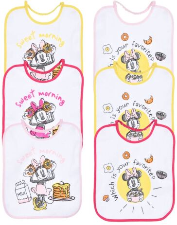 Sun City Minnie Σετ 6 Σαλιάρες (HY00177) (0)