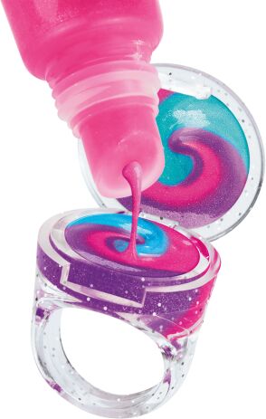 Cra-Z-Art Shimmer'N Sparkle Glitter & Gem Gloss Lockets (65548) (2)