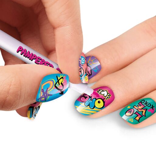 Cra-Z-Art Shimmer'N Sparkle Σετ Νυχιών Neon Nail Time (65699) (3)