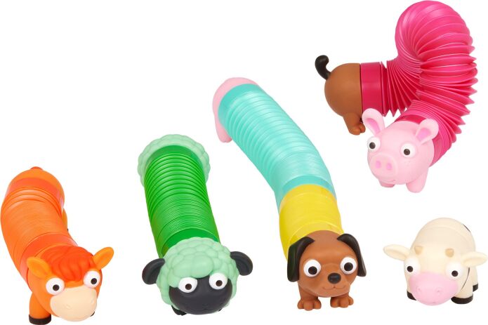 Battat Σετ Ζωάκια Sensory Mix & Match Farm (BT1840Z) (1)