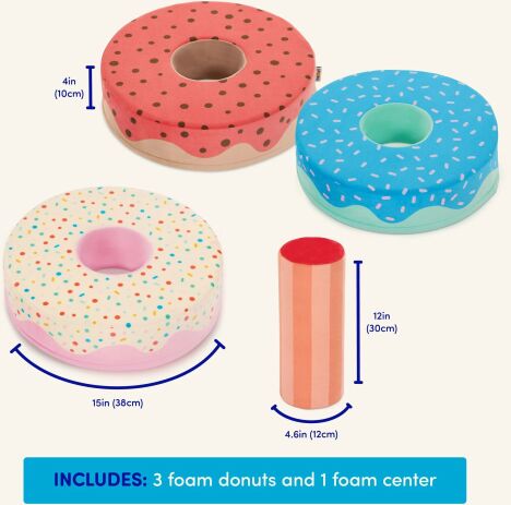 Battat Σετ Foam Donuts (BT1854Z) (5)