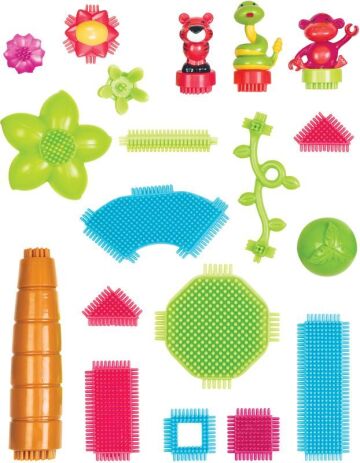 Bristle Blocks Κουτί Τουβλάκια Junlge Adventure 58 Τμχ(3067Z) (1)