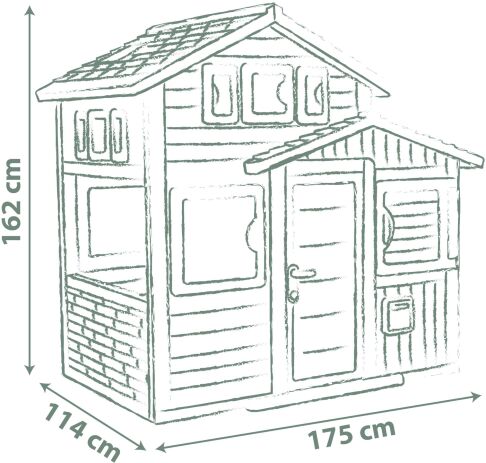 Smoby Life Friends Evo House Σπιτάκι (7/810206) (3)