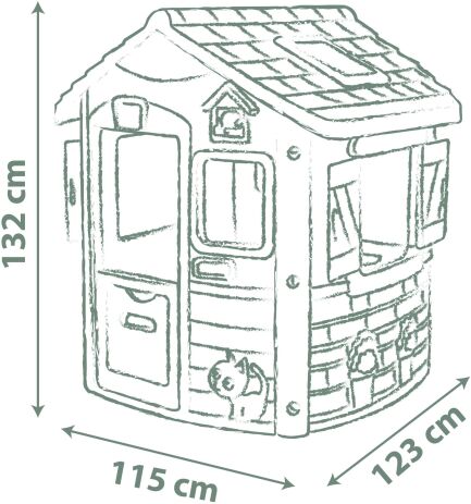 Smoby Life Jura Lodge Σπιτάκι (7/810504) (4)