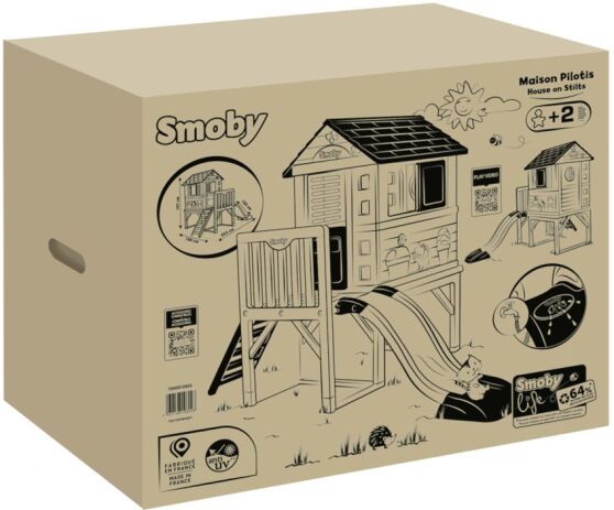 Smoby Life Stilt Σπιτάκι & Τσουλήθρα (7/810802) (1)
