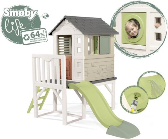 Smoby Life Stilt Σπιτάκι & Τσουλήθρα (7/810802) (2)