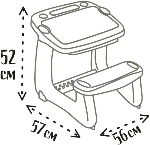 Smoby Magic Desk Θρανίο (7/420224) (4)