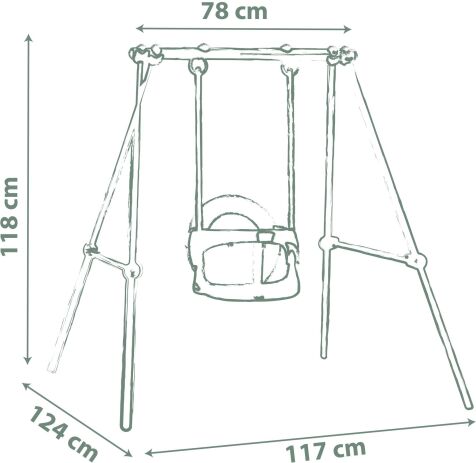 Smoby Pico Κούνια Με Βάση (7/830306) (2)