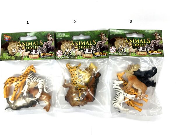 WC Άγρια Ζώα Σετ 2.5"-3 Σχέδια (2504-P3061/4) (0)