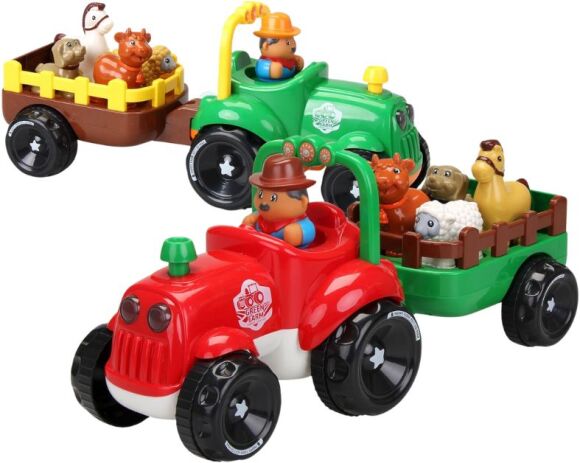 BW B/O Τρακτέρ Με Ρυμουλκά With Light & Sound Learning Fun (35285) (0)
