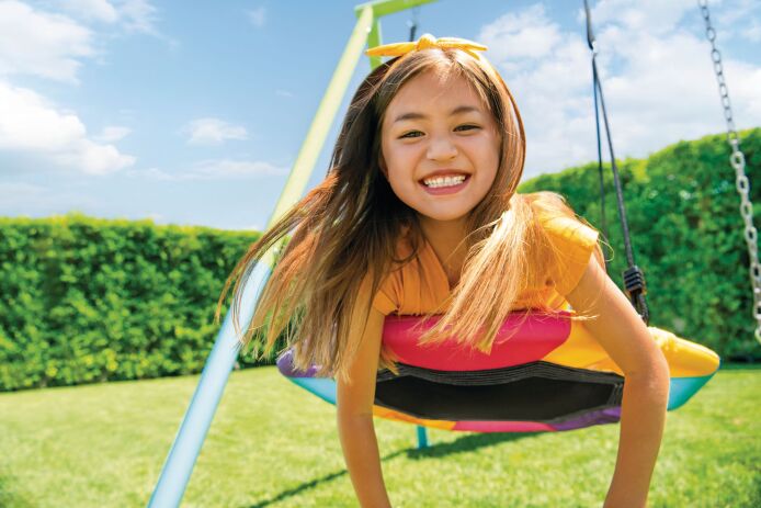 Intex Σετ Κούνια 2 Σε 1 Saucer & Swing 254cmX235cmX200cm (44125) (2)