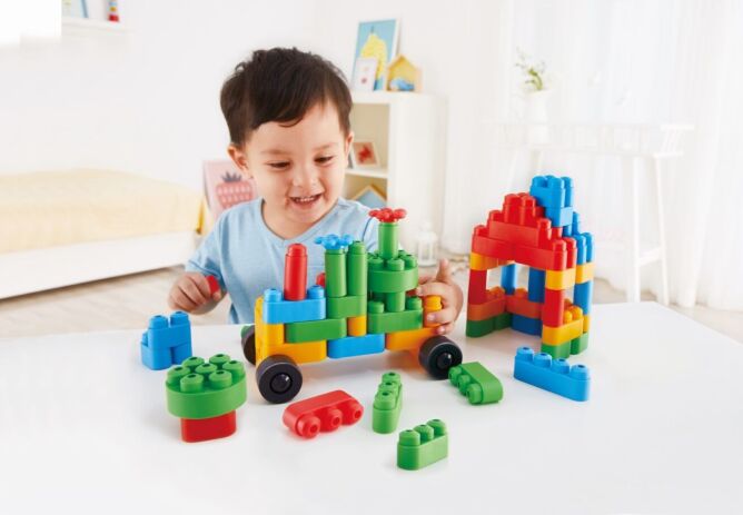 Hape PolyM Σετ Κατασκευών Builder Kit 80Τμχ (760008) (6)