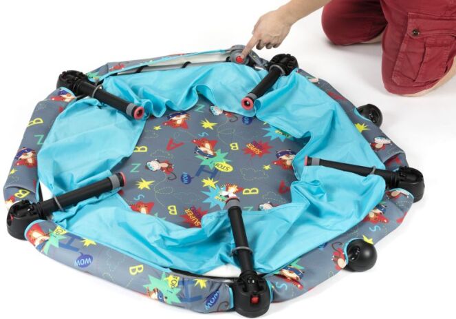 Okiedog Τραμπολίνο With Balls 3 In 1-Super Heroes (90013) (5)