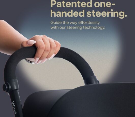 Smart Trike Τρίκυκλο Folding Wind Black (5811501) (4)