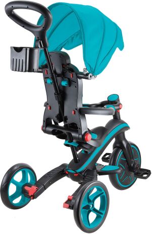 Globber Τρίκυκλο Trike Explorer Foldable 4 In 1 Teal (732-105) (5)