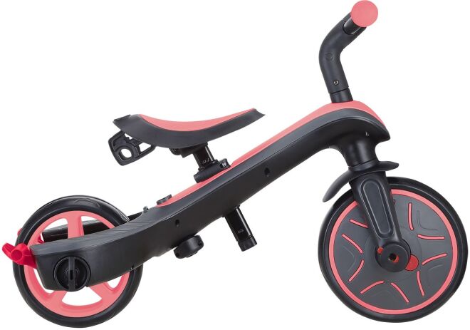 Globber Τρίκυκλο Trike Explorer 4 In 1 Coral Pink (634-110) (3)