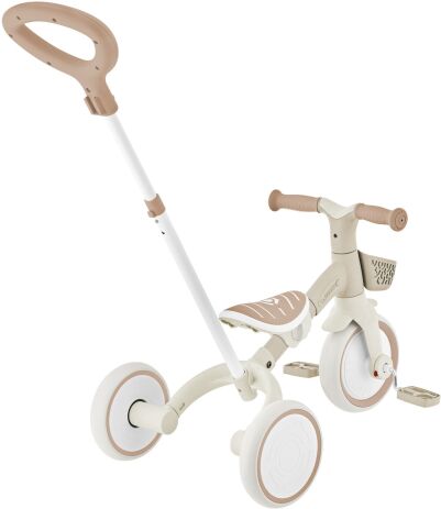 Globber Τρίκυκλο Learning Trike 3 In 1 Plus Eco Coconut (738-466) (1)