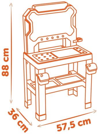 Smoby Black & Decker Bricolo One Πάγκος Εργασίας (7/360739) (3)