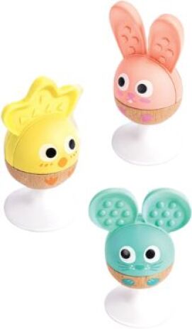 Hape Early Explorer Ξύλινη Κουδουνίστρα Ζωάκια Cheery Critter Rattle (E0123) (0)