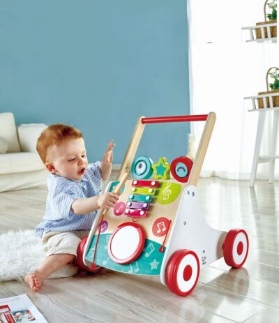 Hape Early Melodies Ξύλινο My First Musical Walker (E0383A) (7)