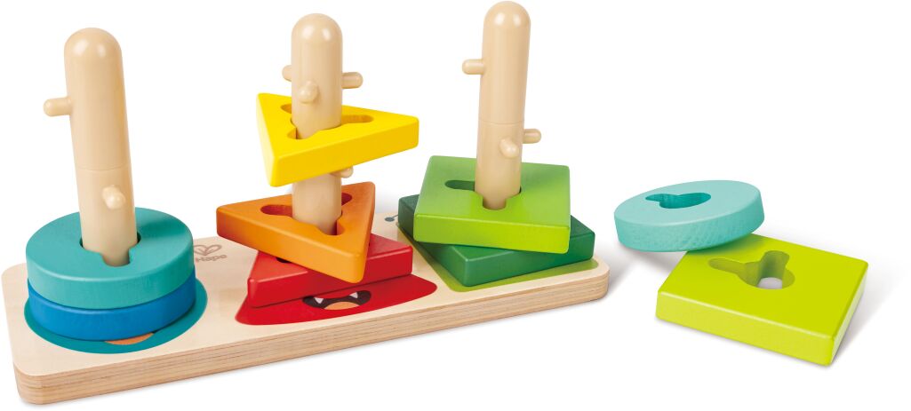 Hape Early Explorer Ξύλινα Τουβλάκια Monster (E0494) (0)