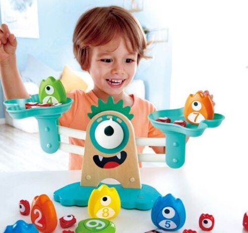 Hape Early Explorer Ξύλινη Ζυγαριά Monster Math Scale (E0511) (2)
