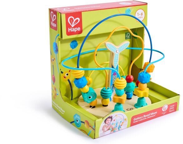 Hape Totally Amazing Ξύλινος Λαβύρινθος Με Μπίλιες Διάστημα (E0525) (1)